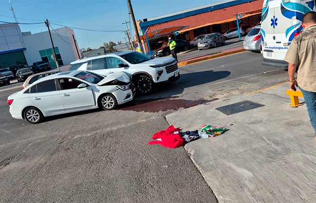 Atienden accidente con un lesionado en avenida Colegio Militar en sector Las Fuentes