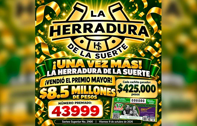 Reparte La Herradura de la Suerte 8.5 millones de pesos