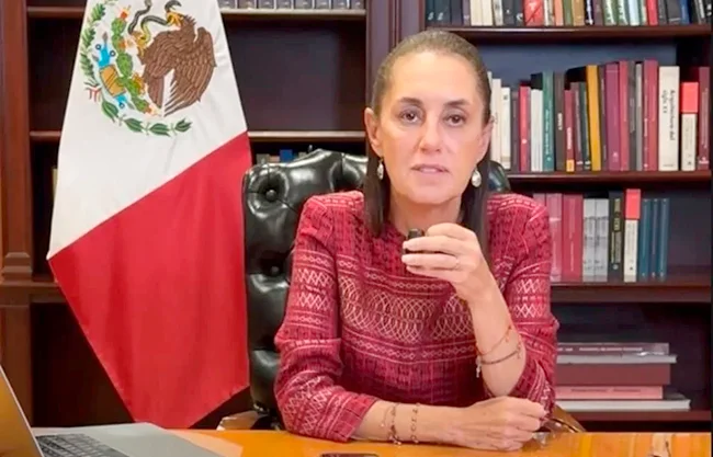 'Falso que use drogas', Sheinbaum en transmisión en vivo