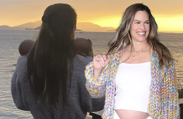 Hilary Swank defiende su embarazo a los 52 años y cuestiona prejuicios