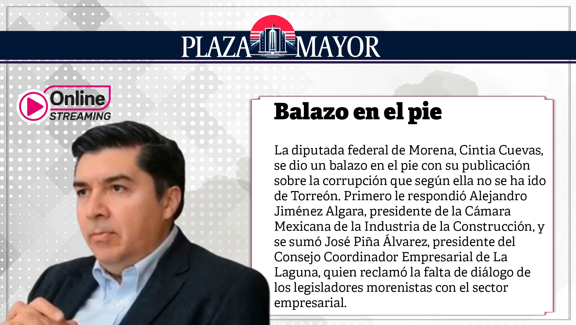 Balazo en el pie