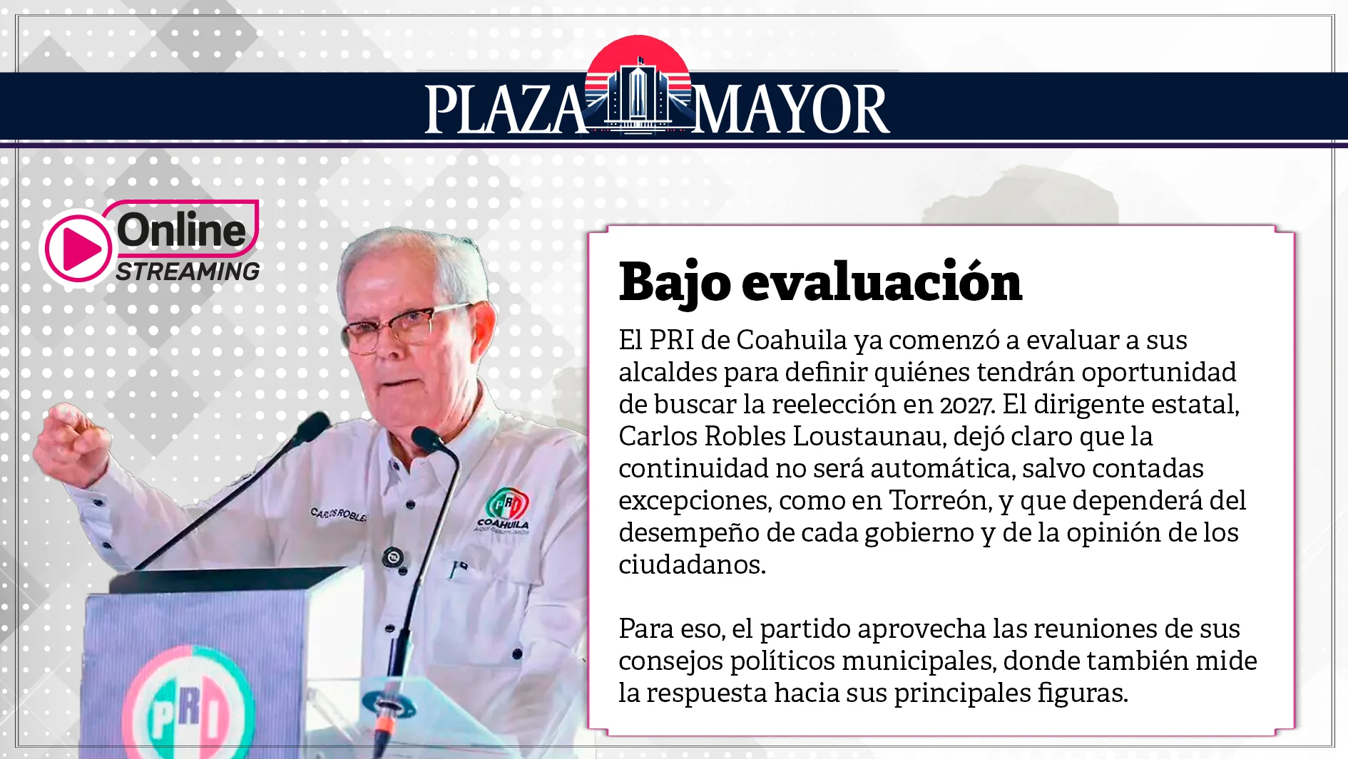 Bajo evaluación