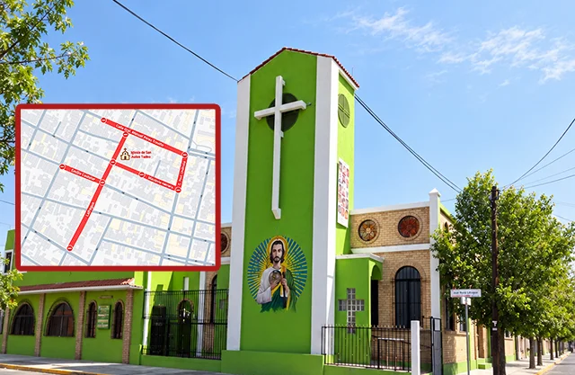 Alistan verbena de San Judas Tadeo; cierran calles en Saltillo: qué calles y a qué hora