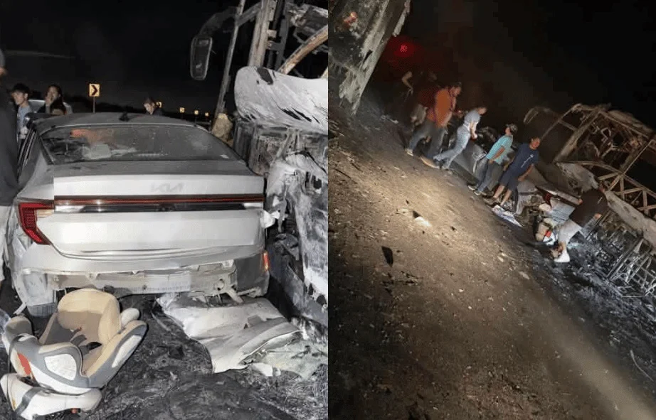 Buscan a familiares en Nuevo León tras trágico choque en la Matamoros-Reynosa