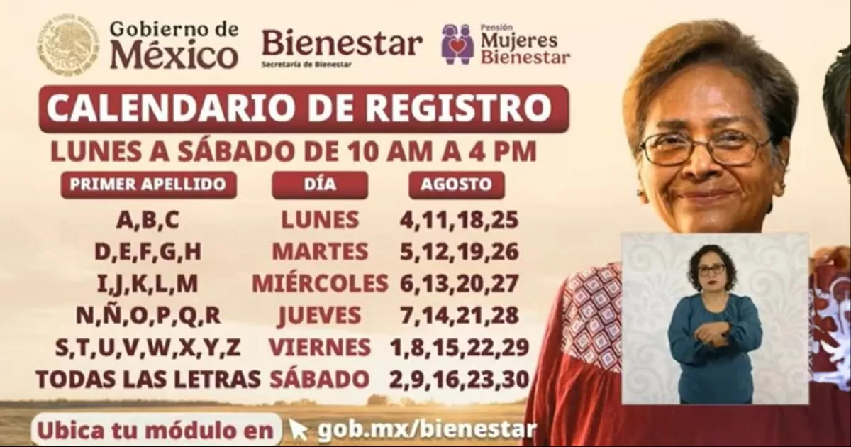 El registro para este programa del bienestar inicia en agosto para que cobres ya en septiembre.