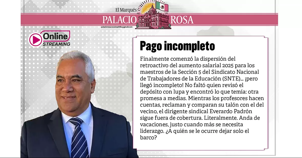 No faltó quien revisó el depósito con lupa y encontró lo que temía: otra promesa a medias