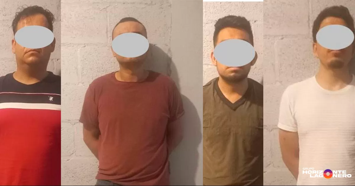 Detienen a cuatro hombres con droga en Gómez Palacio