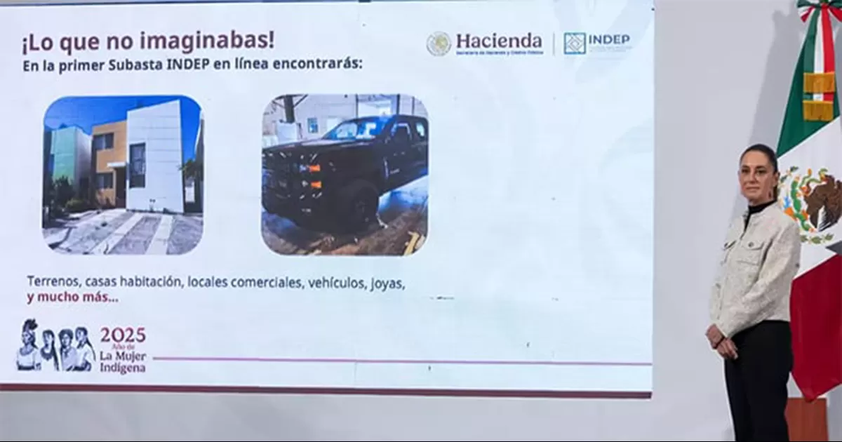 Reactivará Gobierno subasta de bienes decomisados a delincuencia: Indep