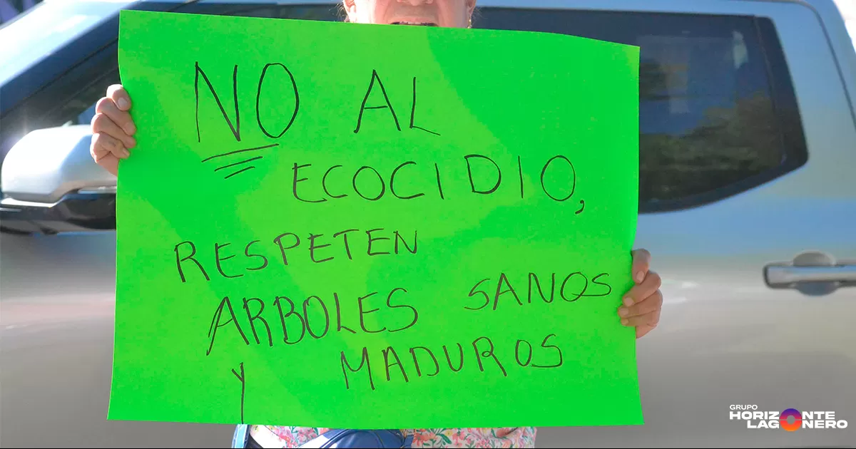 Protestan de nuevo contra ecocidio del Municipio de Torreón