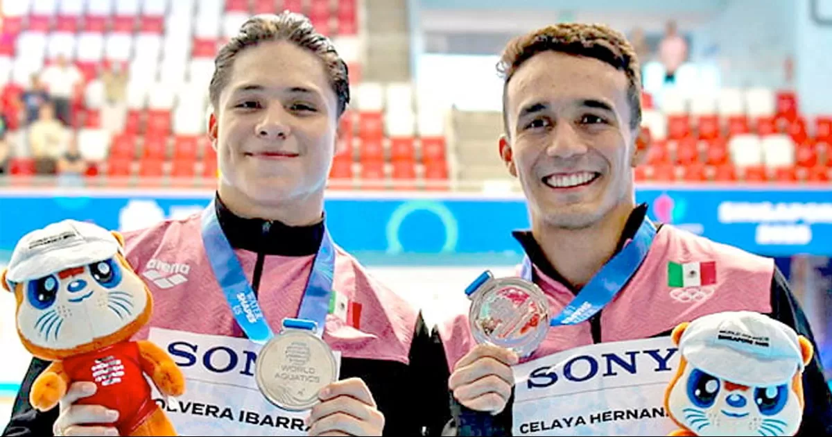 La pareja mexicana quedó nuevamente por detrás de China, con la pareja formada por Zongyuan Wang y Jiuyuan Zhen.