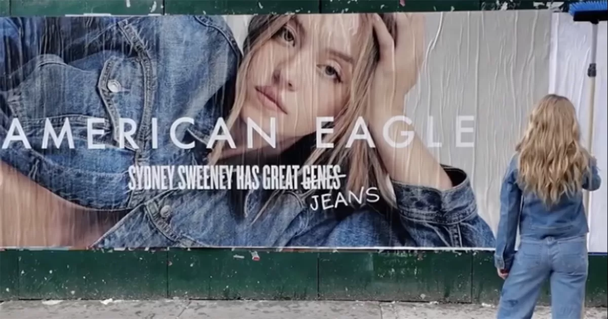 Campaña de Sydney Sweeney con American Eagle desata polémica por mensaje racista
