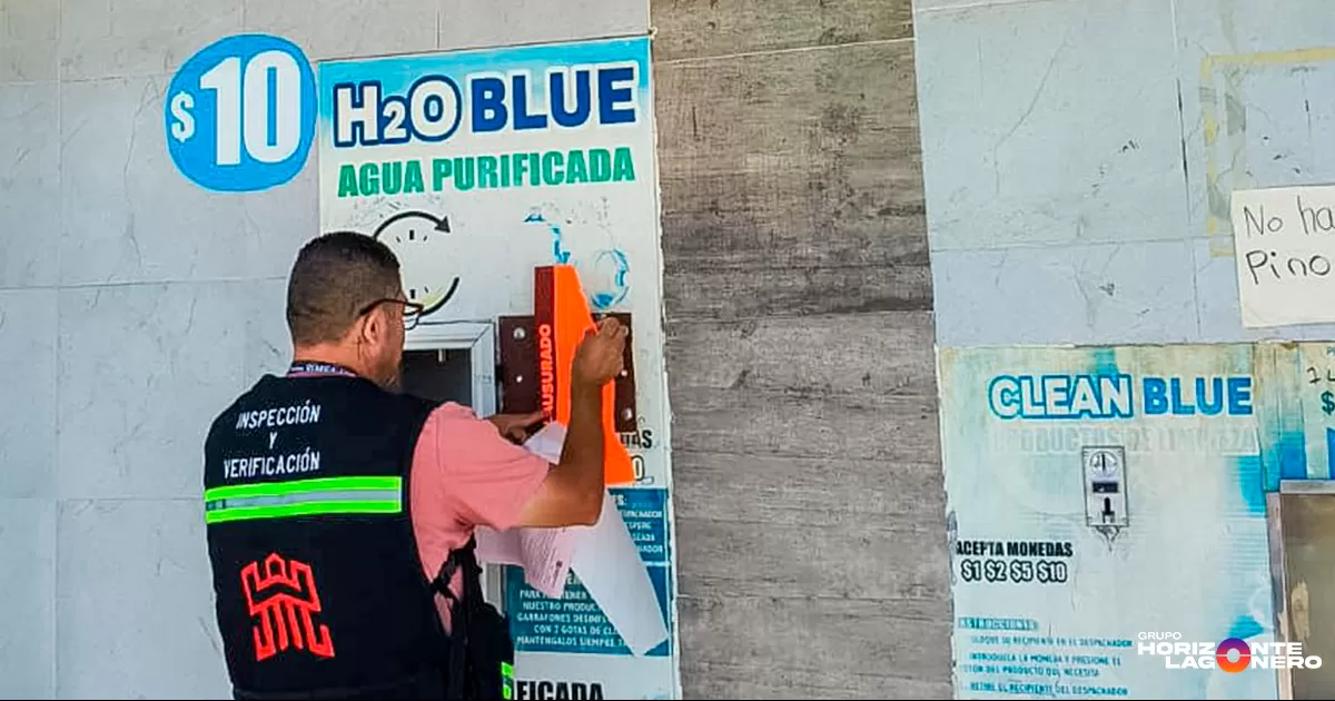 Se levantó el acta correspondiente y se procedió a la clausura del establecimiento denominado H2O Blue, ubicado en la colonia J. Luz Torres, tras haber recibido previamente una amonestación.