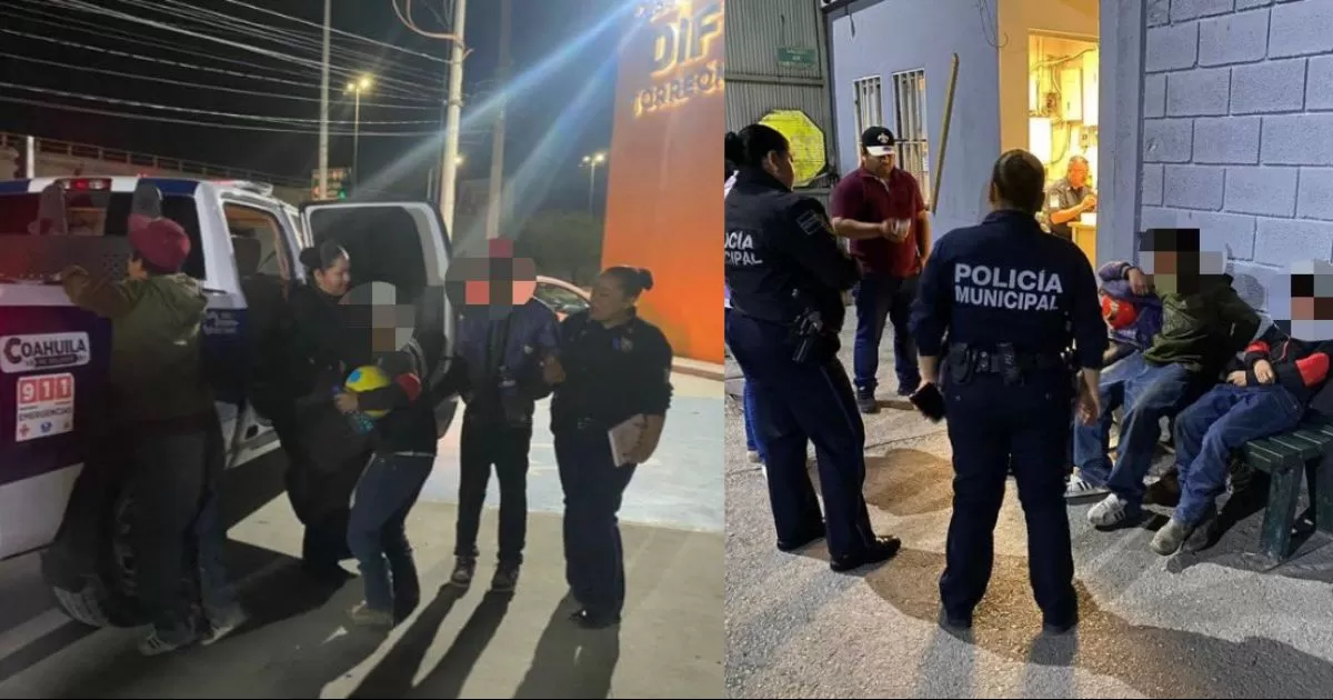 Menores se van de "aventón" de Parras a Torreón, Policía los asegura