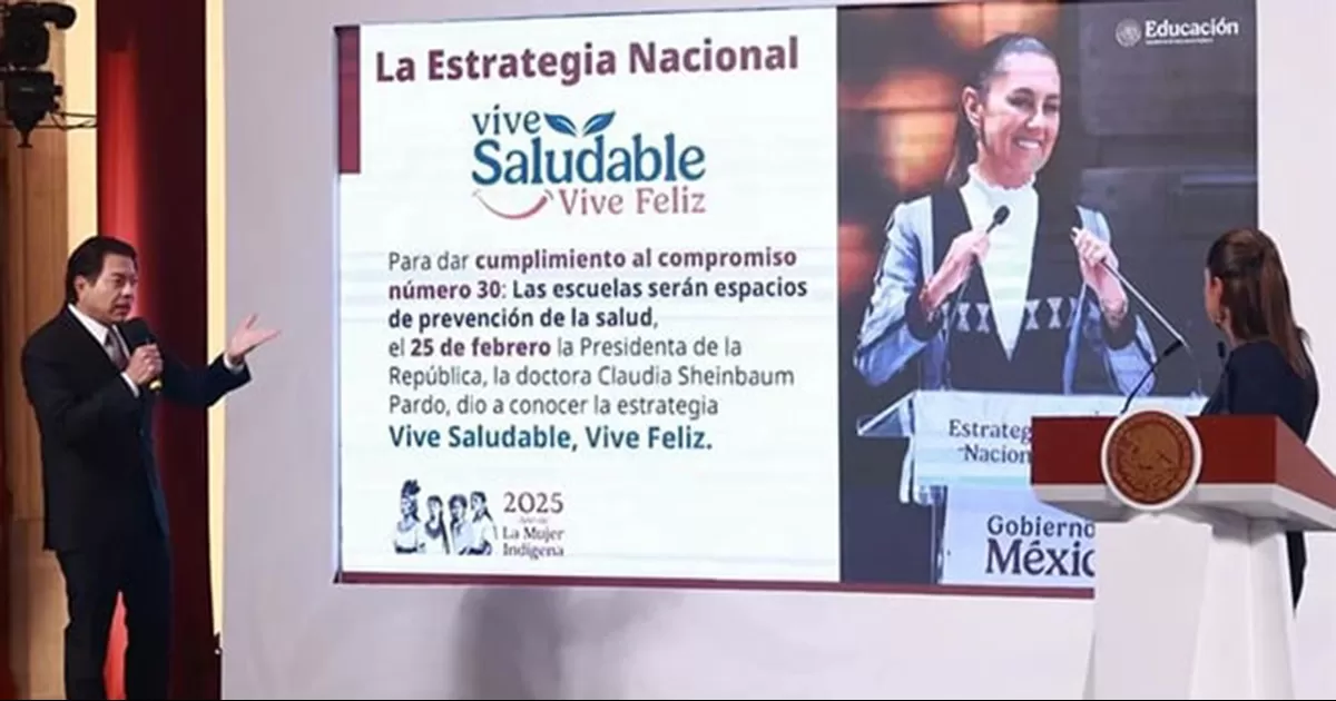 Mario Delgado, titular de la SEP, compartió que 4 de cada 10 niños de Primaria tienen sobrepeso u obesidad y que 13.5 por ciento tiene peso bajo