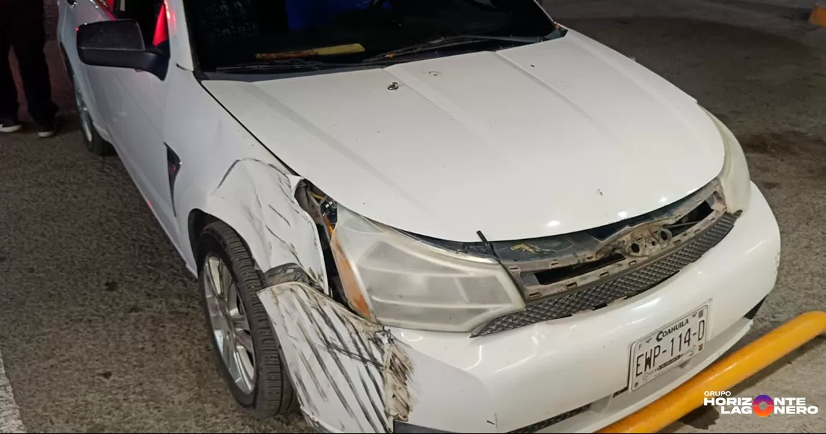 Conductor en estado de ebriedad provoca choque y trata de huir en Torreón