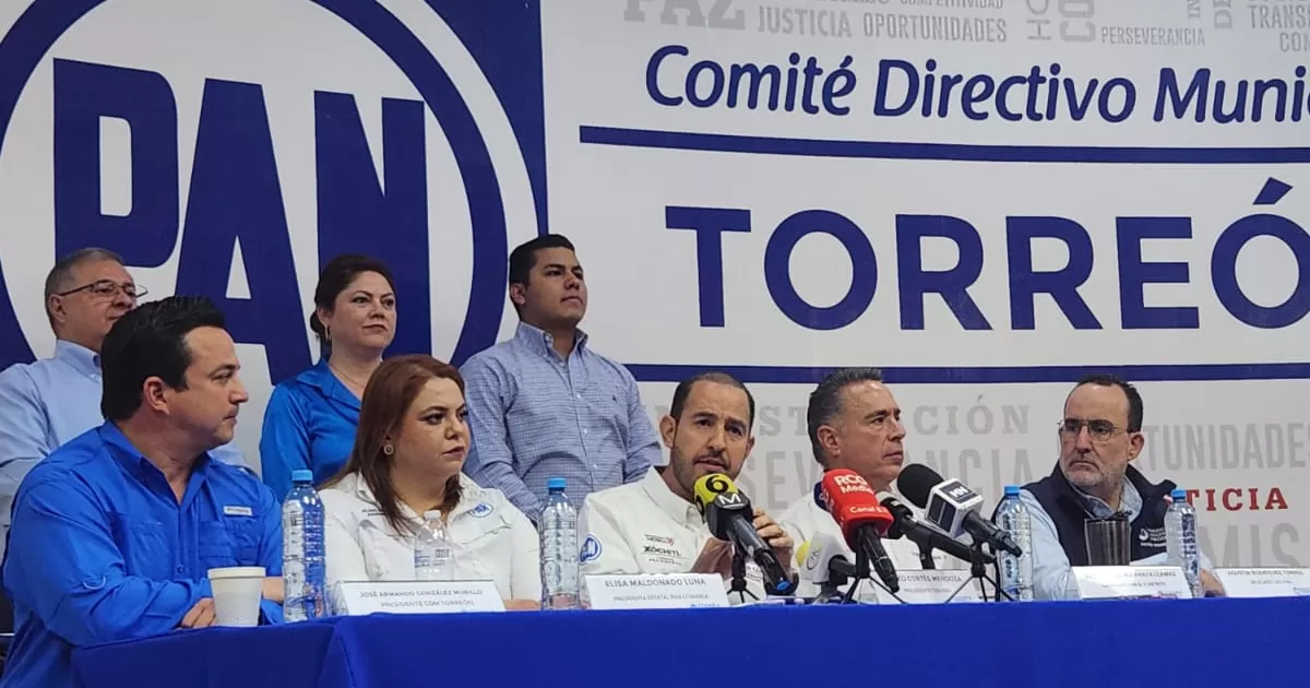 Entre evasión de preguntas y desorden, Marko Cortés visita Coahuila