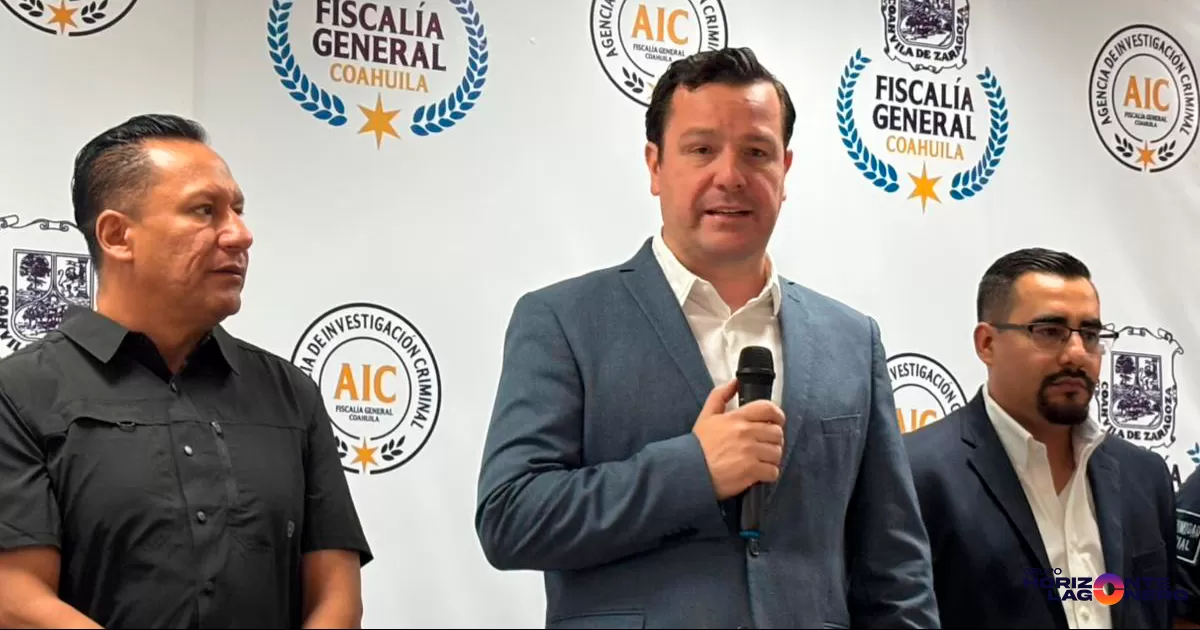 Federico Fernández Montañez, fiscal general, informó que se trata de una carpeta de investigación que se lleva a cabo en coordinación con autoridades del estado de Durango.