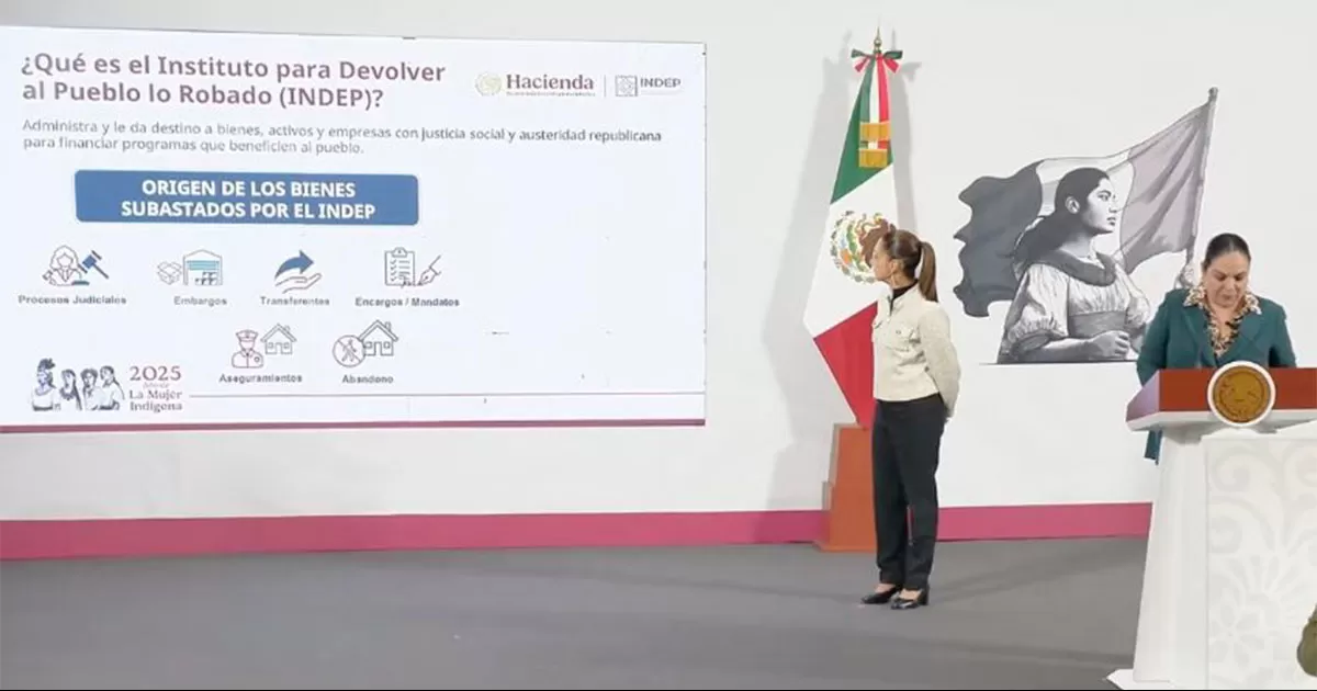 Mónica Fernández, titular de la dependencia, confirmó que la puja ofreció un total de 145 mil 658 bienes