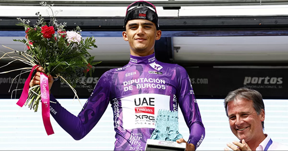 El mexicano Isaac del Toro se consagró campeón de la Vuelta a Burgos, en España, tras finalizar segundo en la quinta y última etapa.