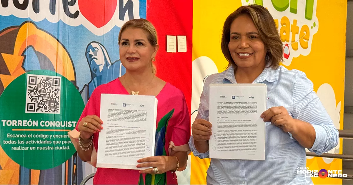 Teleférico de Torreón y el IMM Torreón firman convenio para apoyar a emprendedoras
