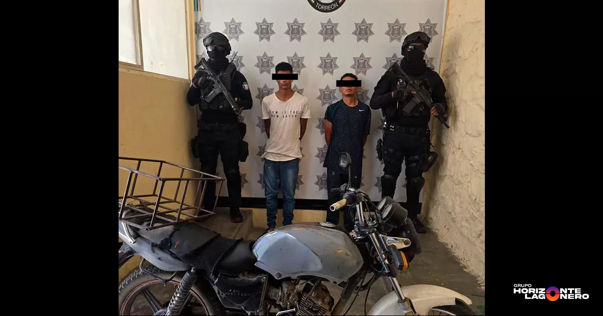 GRT detiene a dos hombres por receptación culposa de motocicleta