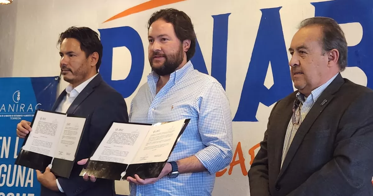 La CÃ¡mara Nacional de Restaurantes y Alimentos Condimentados (Canirac) de TorreÃ³n y el Instituto Electoral de Coahuila realizaron la firma de un convenio con el objetivo de incentivar el voto de los ciudadanos.