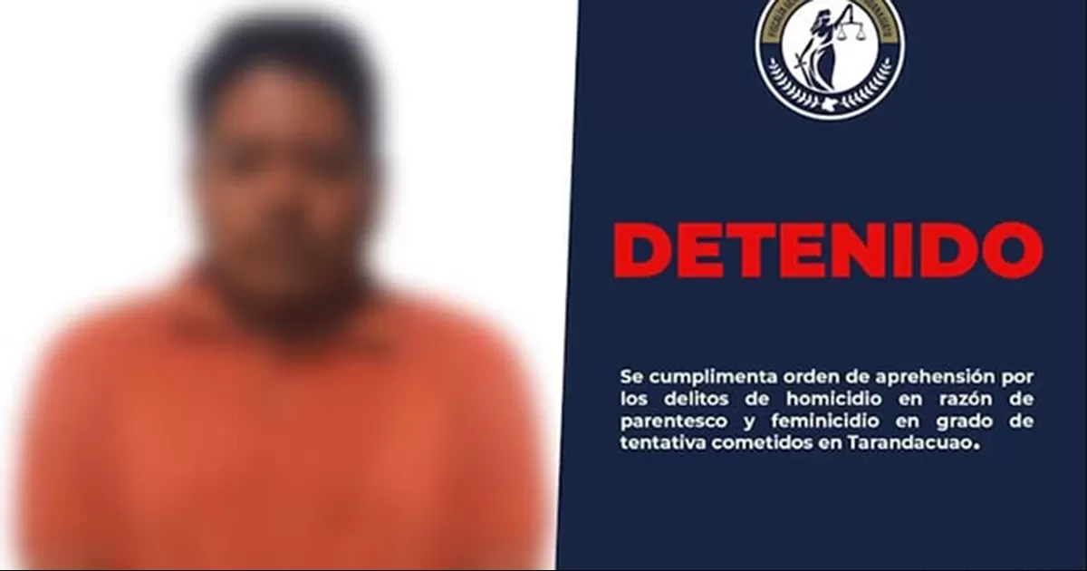 Detienen a hombre acusado de asesinar a su hijo de 9 años y atacar a su esposa con un machete en Guanajuato
