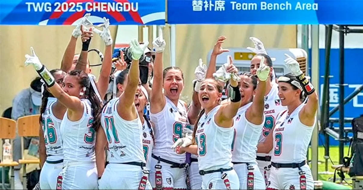 Selección Mexicana Femenil de Flag Football defiende título en World Games y es bicampeón