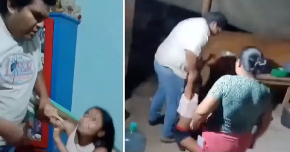 Vecinos señalaron que estos hechos ocurrieron hace unos días porque el comisario encontró mensajes amorosos en el celular de la menor