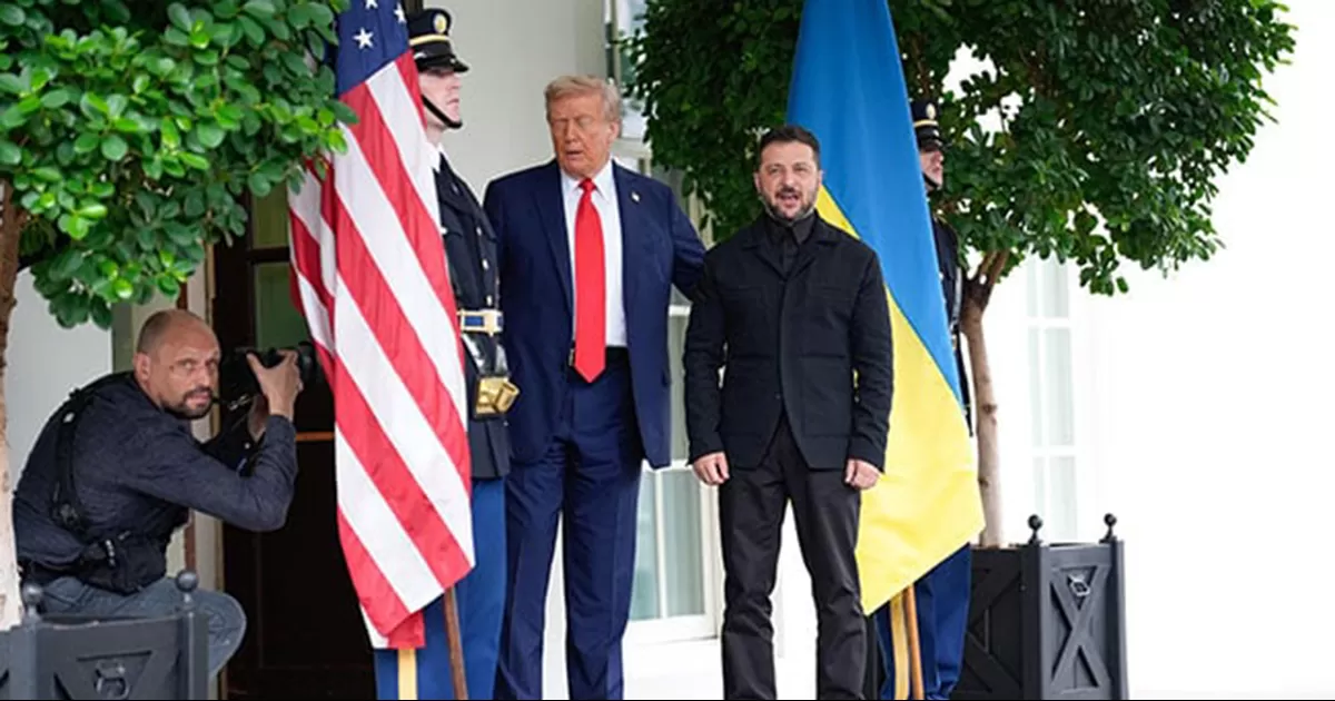Trump recibe a Zelenski antes de reunión crucial para tratar de buscar la paz en Ucrania