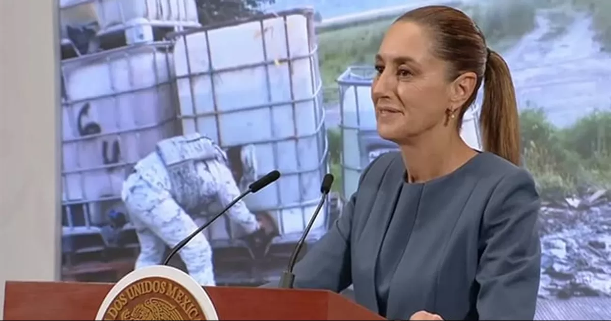 Sheinbaum aseguró que tienen agua y no huachicol los bidones que se encuentran en rutas del Edomex, Querétaro, Puebla y San Luis Potosí