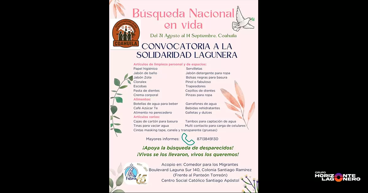 El párroco Rafael López confirmó que el centro de acopio buscará reunir agua embotellada, café, té, galletas y alimentos no perecederos para ayudar a las familias de estados como Veracruz, San Luis Potosí, Guerrero, Querétaro y Ciudad de México. Esta iniciativa se suma a las diversas formas en que la parroquia apoya las causas sociales. El padre López comentó sobre la importancia de este acto de solidaridad.
