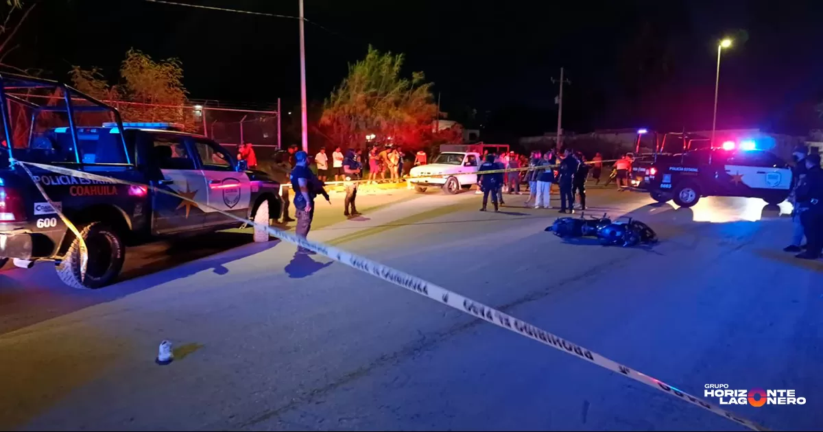 Muere joven motociclista tras derrape en calzada Río Nazas de Torreón