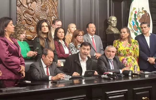 Noroña informó que presentará denuncia por daños y pedirá desafuero de legisladores que participaron en agresión en su contra.