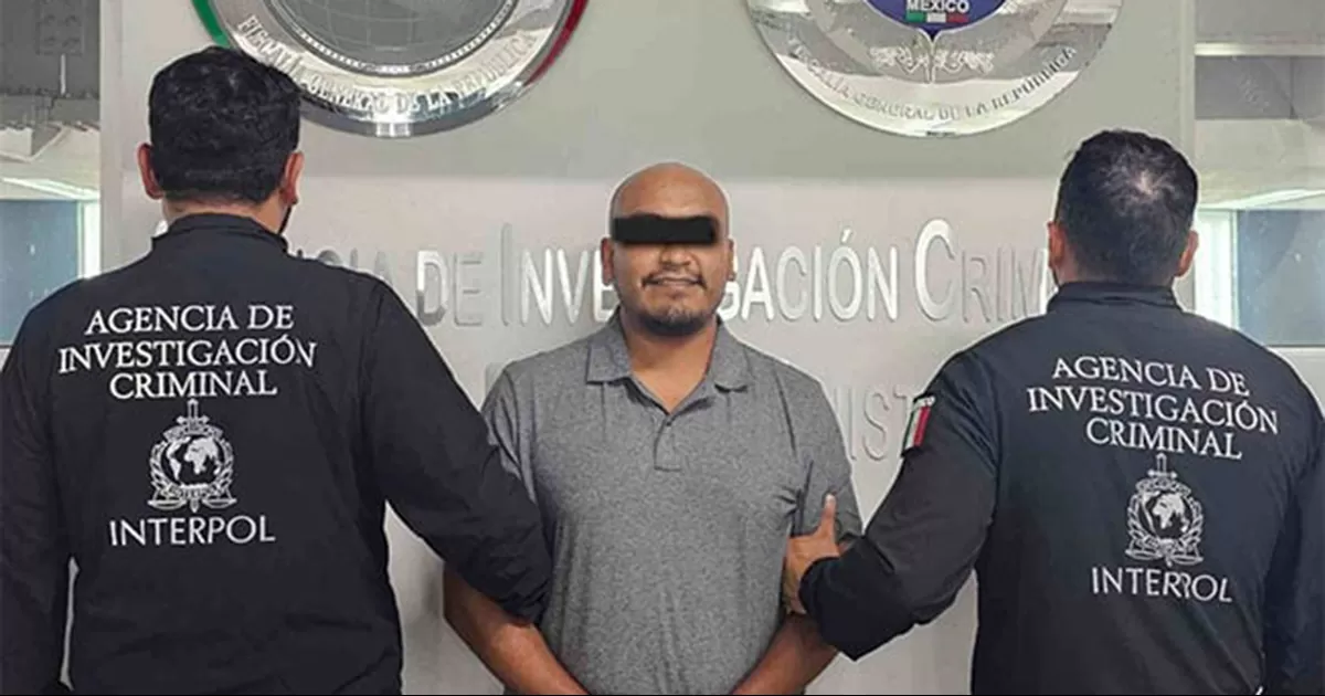 Fue detenido en un operativo realizado por la Agencia de Investigación Criminal de la Fiscalía mexicana