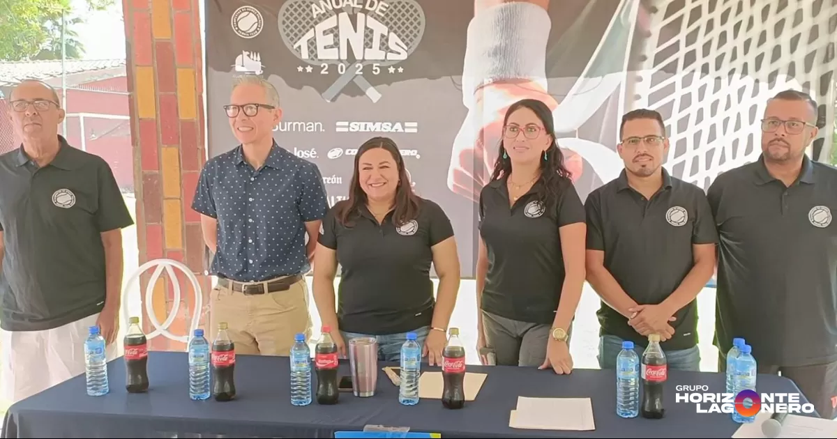 Presentan edición 90 del Torneo Anual de Tenis en Campestre de Gómez