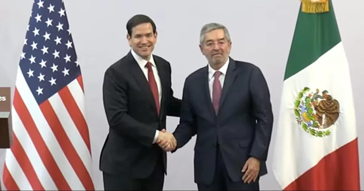 Sigue aquí la transmisión en vivo del mensaje a medios del canciller Juan Ramón de la Fuente y el secretario de Estado de EU, Marco Rubio.