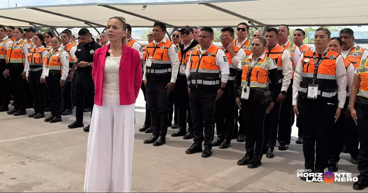 Autoridades de Torreón fortalecen coordinación entre policía y tránsito; Martha Alicia Faz asume la dirección