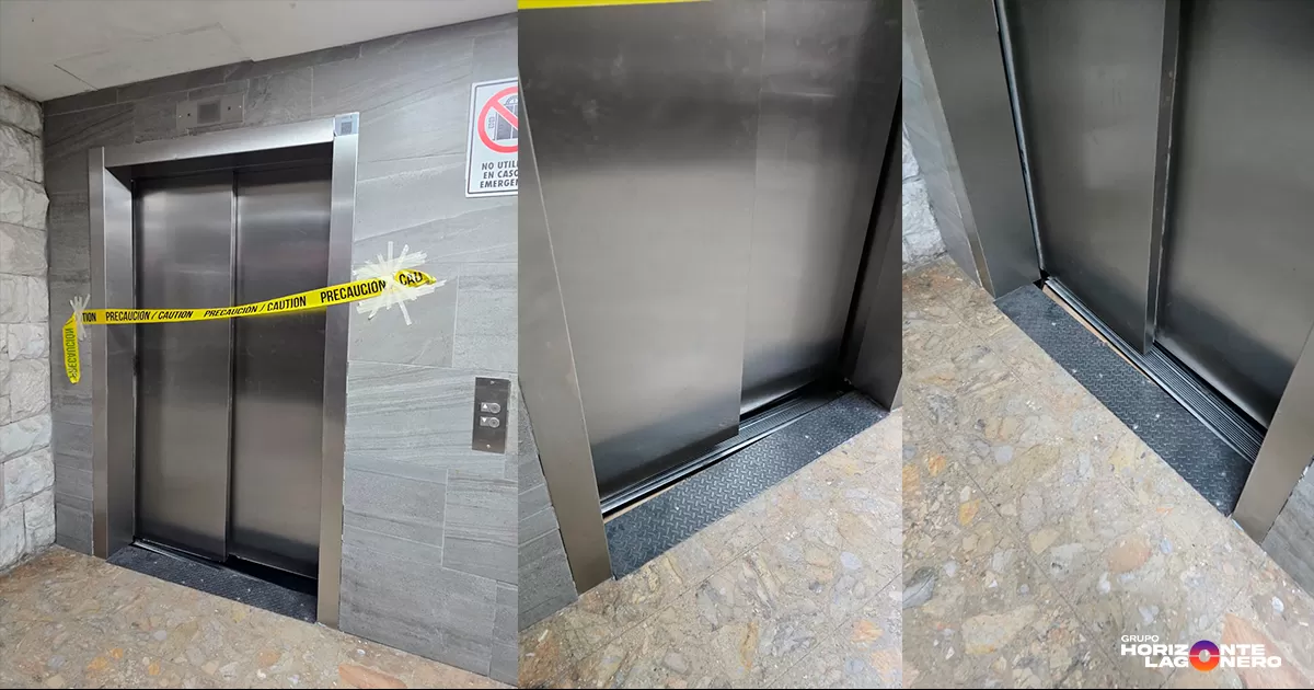 Reportan supuesta caída de elevador en Clínica del IMSS en Torreón