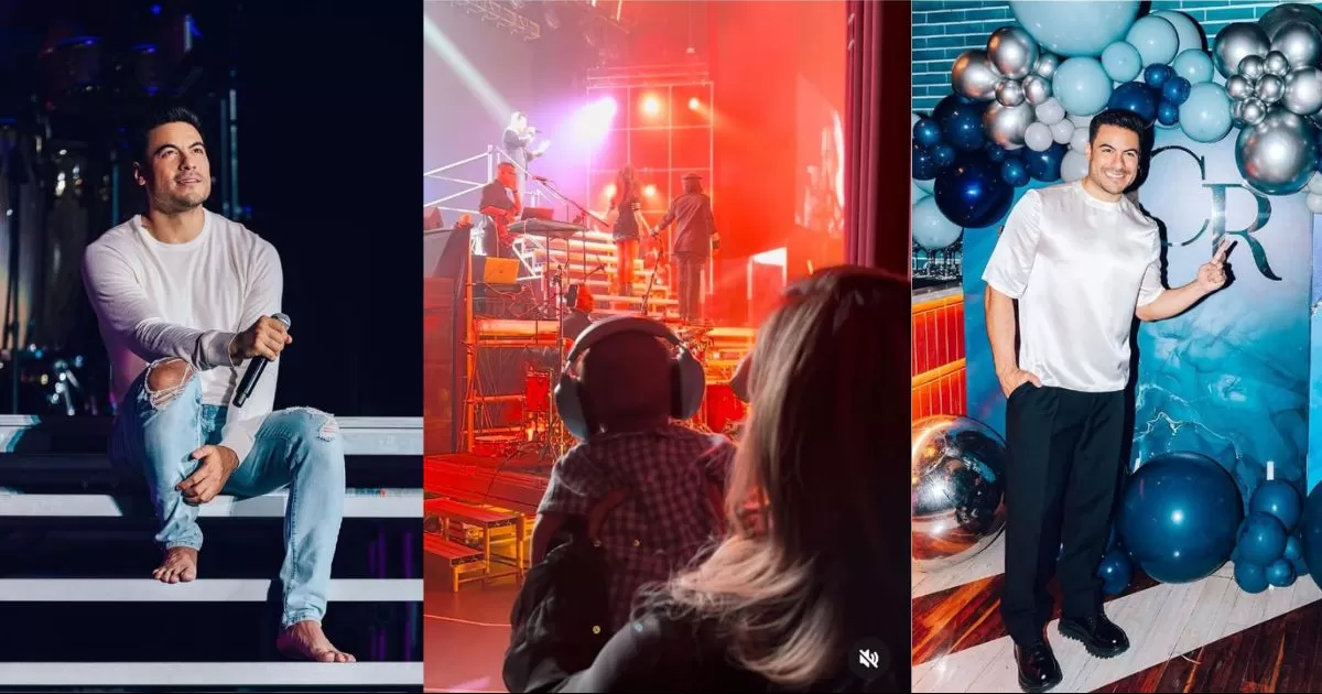 Cynthia Rodríguez festeja cumpleaños de Carlos Rivera en Auditorio Nacional