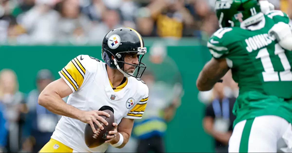 De la mano de Aaron Rodgers, Steelers vence de visita a los Jets en la semana 1 de la NFL