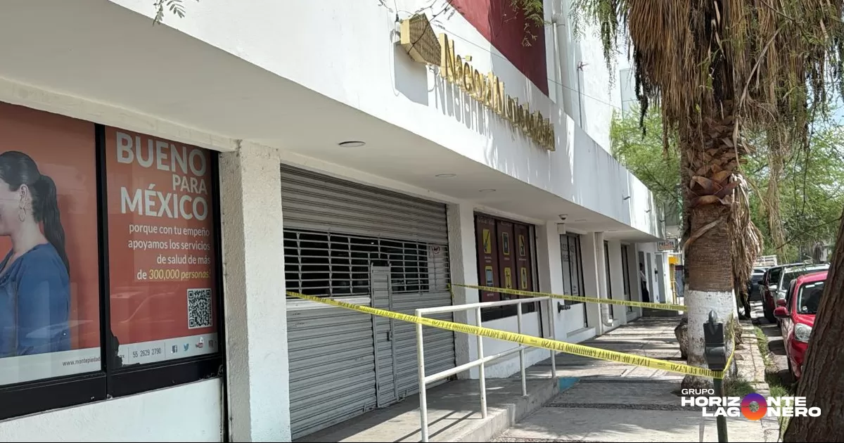 Muere hombre por presuntas causas naturales en Monte de Piedad de Torreón