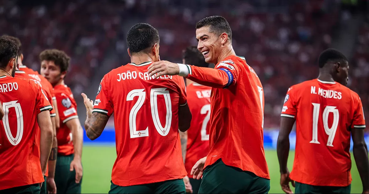 Cristiano Ronaldo y Portugal remontan dos veces y vence 2-3 a Hungría en Eliminatorias de UEFA