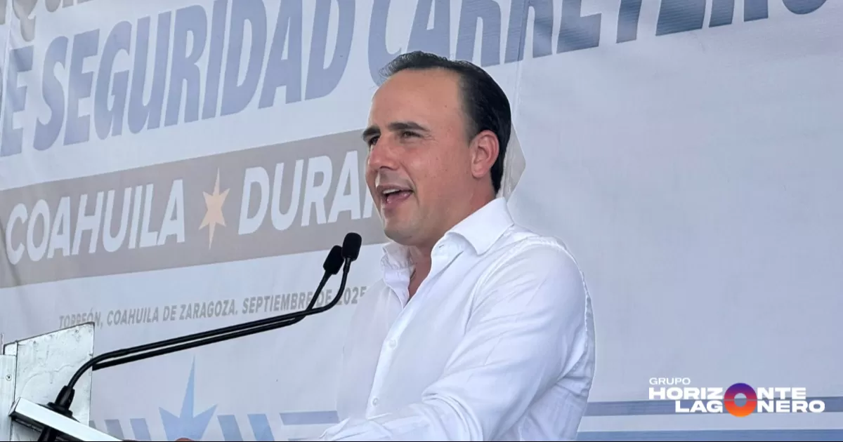 Manolo Jiménez Salinas arranca construcción de nuevo arco de seguridad en Torreón