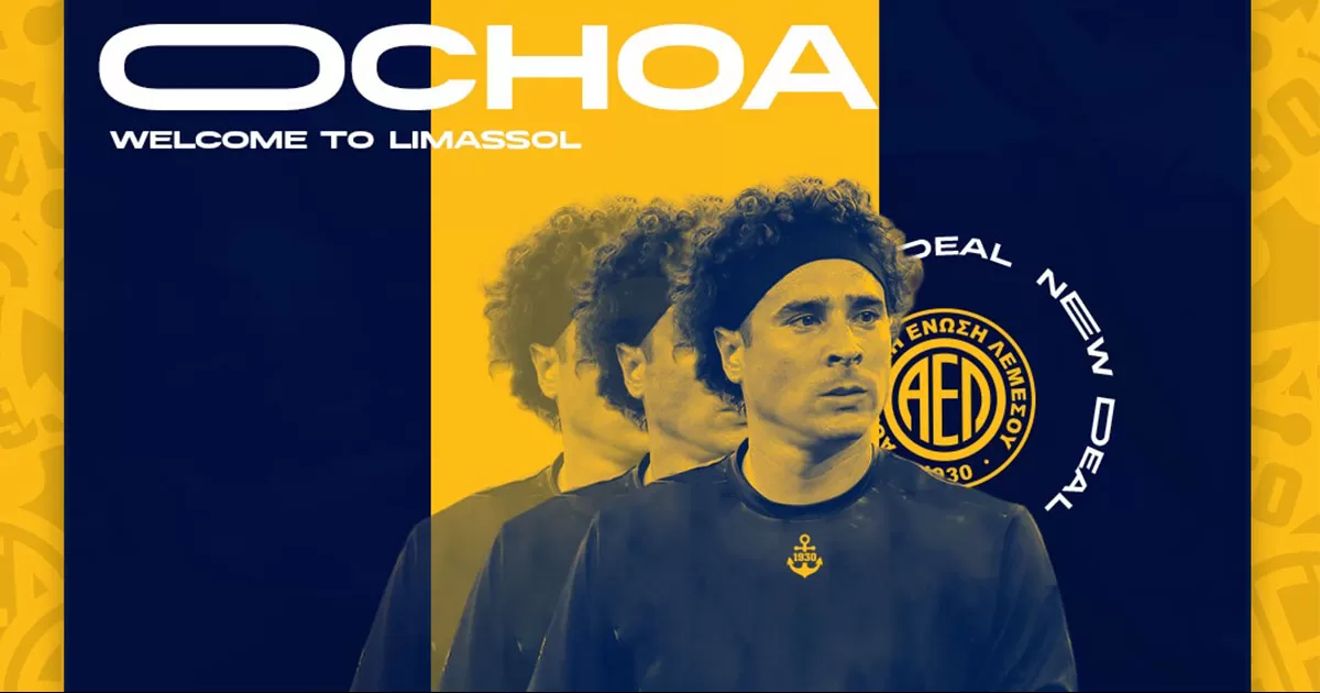 ¡Se queda en Europa! Guillermo Ochoa firma con el AEL Limassol de Chipre