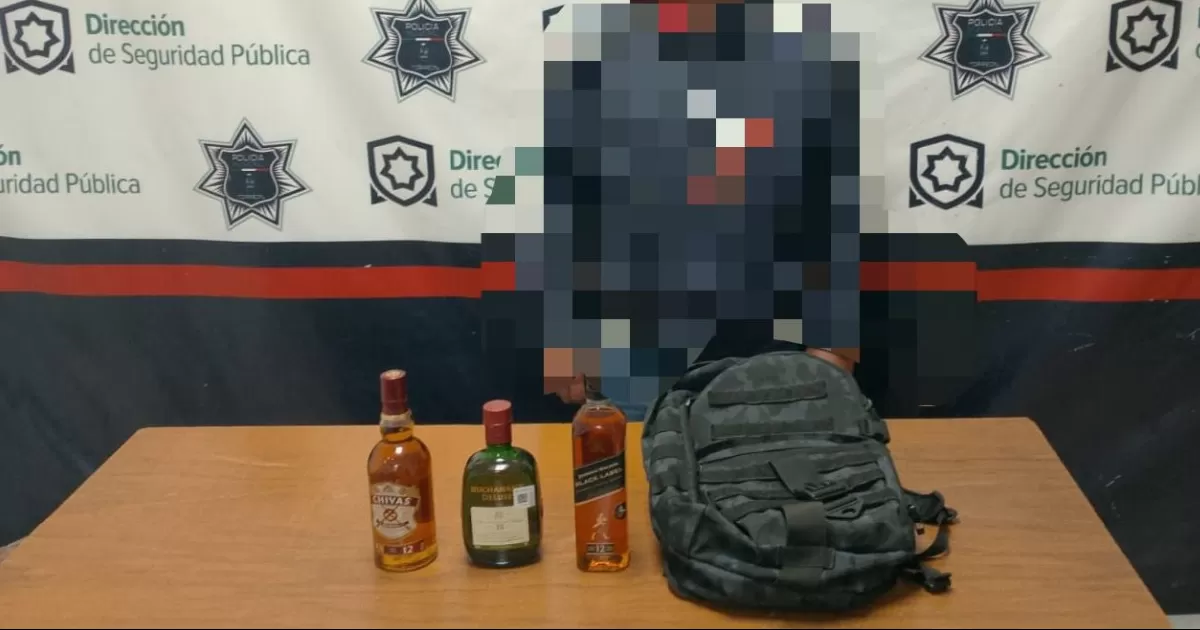 Quería “pistear” de a gratis: se lo llevan “al bote”