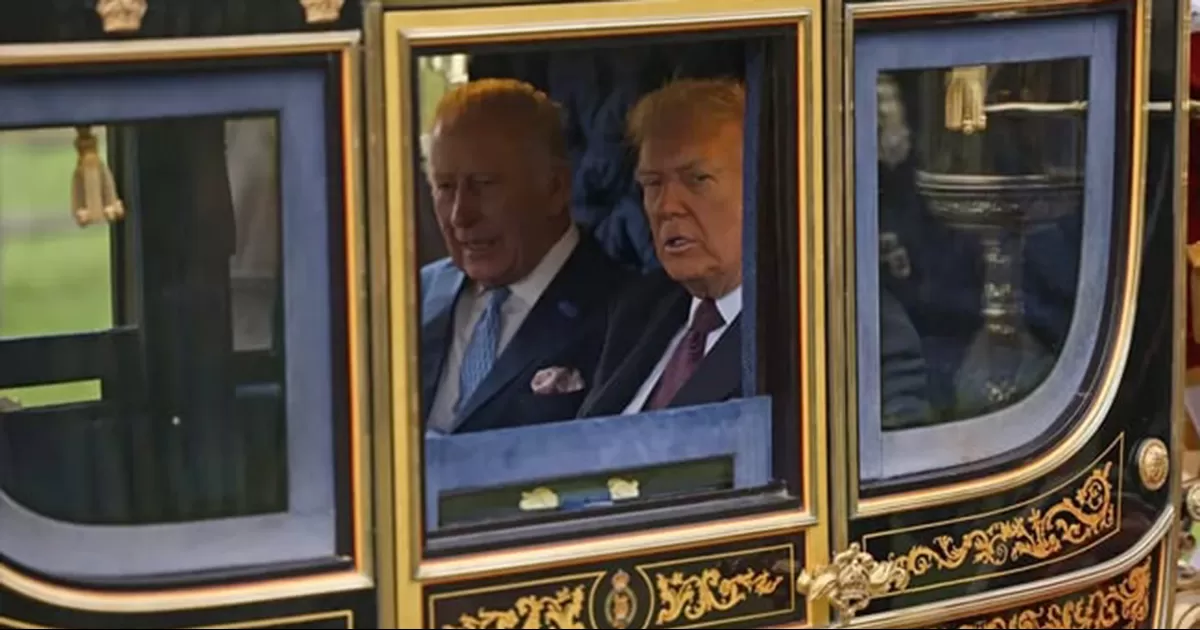Visita de Trump a Reino Unido: Carlos III recibe en Windsor al presidente de EU