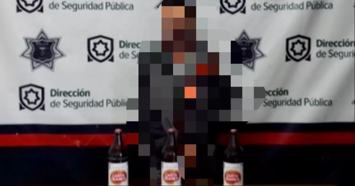 Por robar caguamas, es detenido