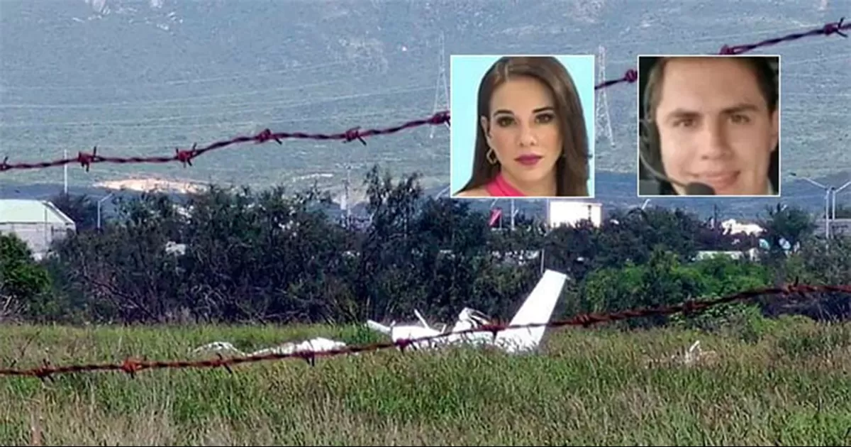 Recuperan cuerpos de la conductora Débora Estrella y del piloto Bryan Ballesteros de avioneta estrellada