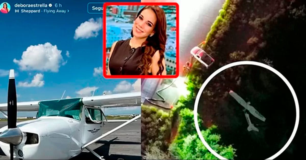 Débora Estrella, conductora de televisión que falleció el sábado en un accidente aéreo en García, Nuevo León, había iniciado recientemente su preparación como piloto.